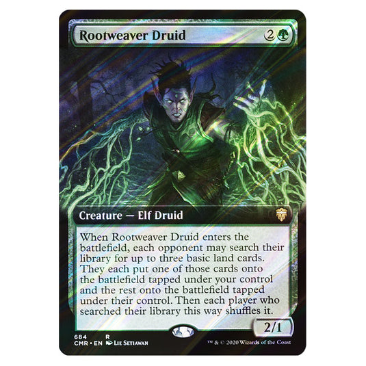 Rootweaver Druid 684 card from the Magic The Gathering set Commander Legends