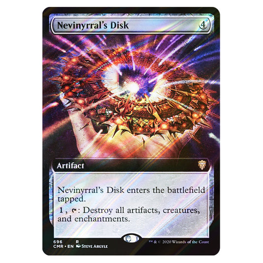 Nevinyrral's Disk 696 card from the Magic The Gathering set Commander Legends