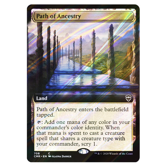 Path of Ancestry 708 card from the Magic The Gathering set Commander Legends