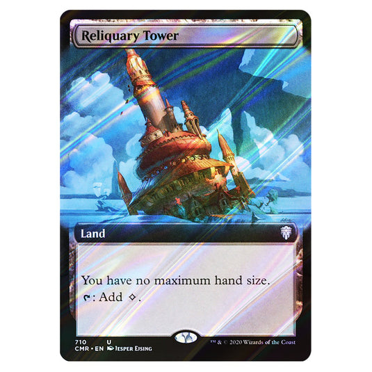 Reliquary Tower 710 card from the Magic The Gathering set Commander Legends