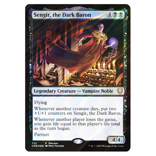 Sengir, the Dark Baron 722 card from the Magic The Gathering set Commander Legends