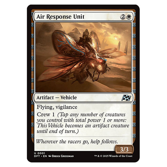 Air Response Unit 0001 card from the Magic The Gathering set Aetherdrift