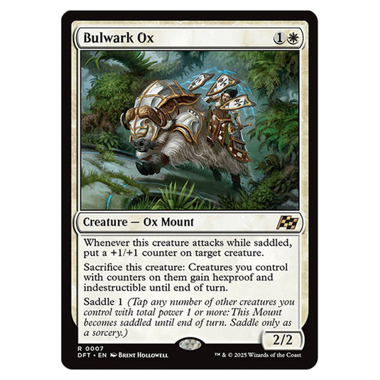 Bulwark Ox 0007 card from the Magic The Gathering set Aetherdrift