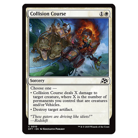 Collision Course 0010 card from the Magic The Gathering set Aetherdrift