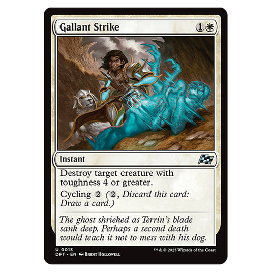 Gallant Strike 0013 card from the Magic The Gathering set Aetherdrift