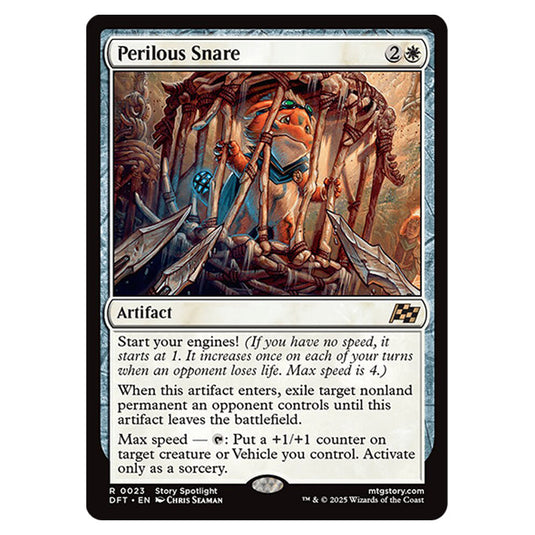Perilous Snare 0023 card from the Magic The Gathering set Aetherdrift
