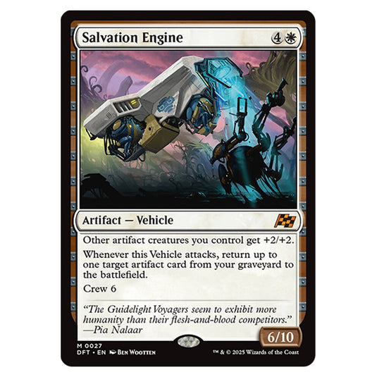 Salvation Engine 0027 card from the Magic The Gathering set Aetherdrift