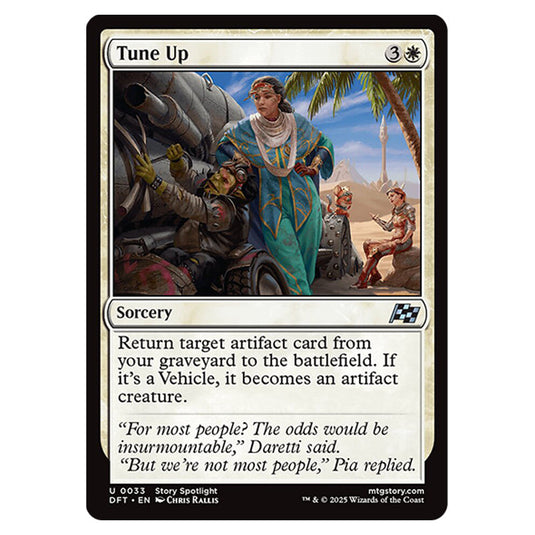 Tune Up 0033 card from the Magic The Gathering set Aetherdrift