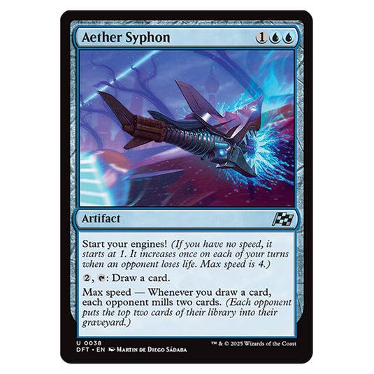 Aether Syphon 0038 card from the Magic The Gathering set Aetherdrift