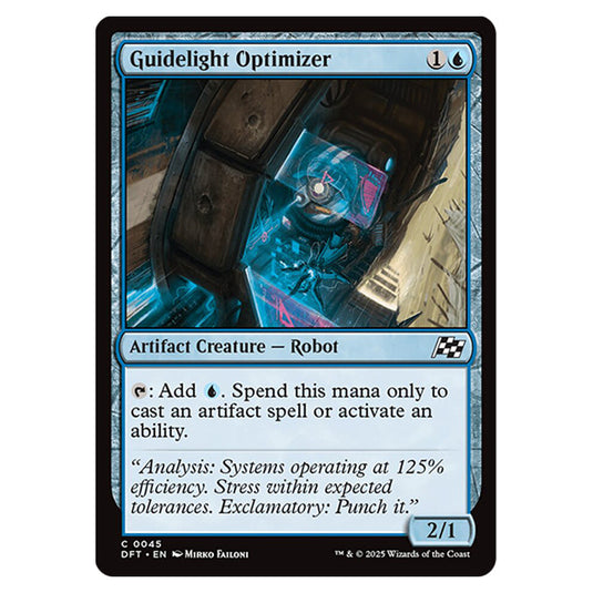 Guidelight Optimizer 0045 card from the Magic The Gathering set Aetherdrift