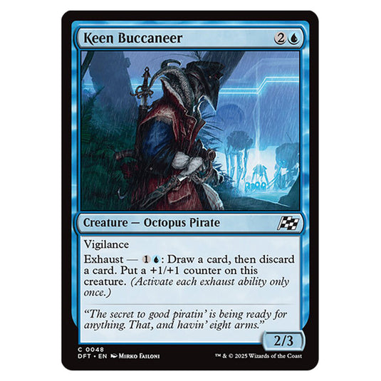 Keen Buccaneer 0048 card from the Magic The Gathering set Aetherdrift