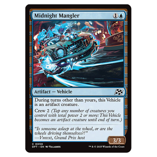 Midnight Mangler 0050 card from the Magic The Gathering set Aetherdrift