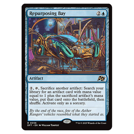 Repurposing Bay 0056 card from the Magic The Gathering set Aetherdrift
