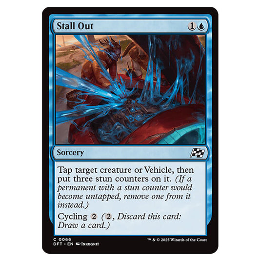 Stall Out 0066 card from the Magic The Gathering set Aetherdrift