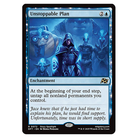 Unstoppable Plan 0072 card from the Magic The Gathering set Aetherdrift