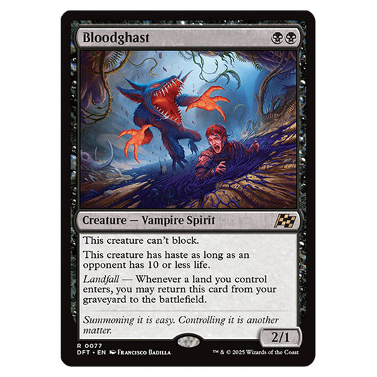 Bloodghast 0077 card from the Magic The Gathering set Aetherdrift