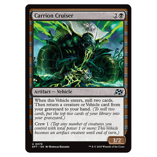 Carrion Cruiser 0078 card from the Magic The Gathering set Aetherdrift