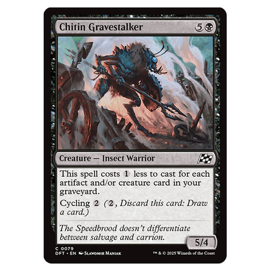 Chitin Gravestalker 0079 card from the Magic The Gathering set Aetherdrift
