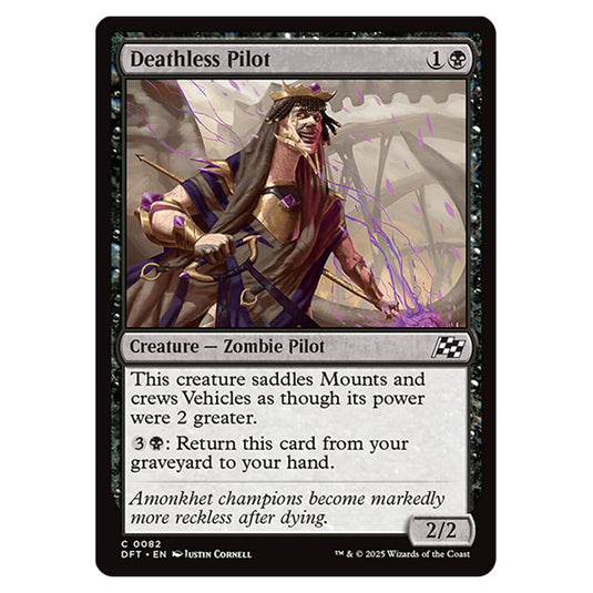 Deathless Pilot 0082 card from the Magic The Gathering set Aetherdrift