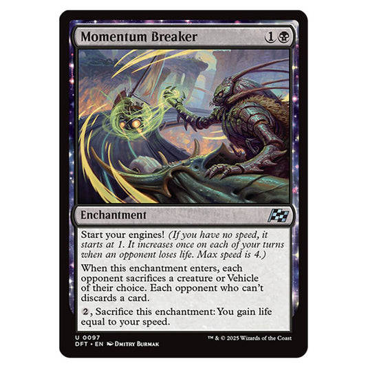 Momentum Breaker 0097 card from the Magic The Gathering set Aetherdrift
