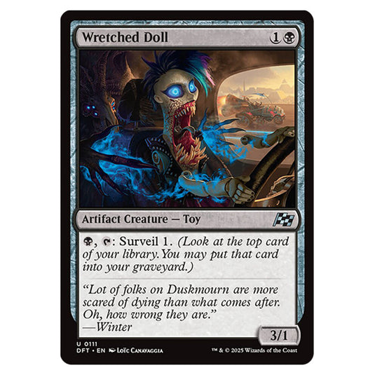 Wretched Doll 0111 card from the Magic The Gathering set Aetherdrift