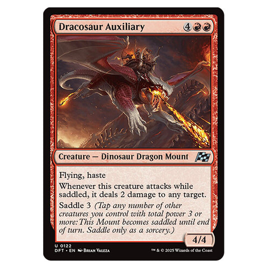 Dracosaur Auxiliary 0122 card from the Magic The Gathering set Aetherdrift
