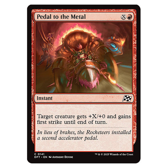 Pedal to the Metal 0141 card from the Magic The Gathering set Aetherdrift