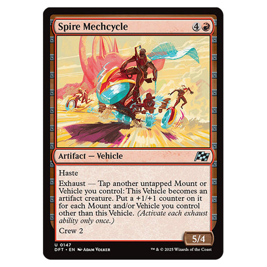 Spire Mechcycle 0147 card from the Magic The Gathering set Aetherdrift