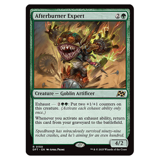 Afterburner Expert 0150 card from the Magic The Gathering set Aetherdrift