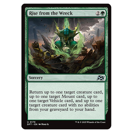 Rise from the Wreck 0178 card from the Magic The Gathering set Aetherdrift