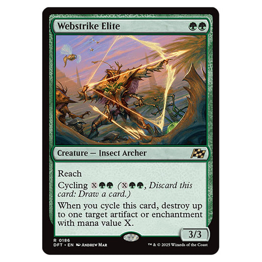 Webstrike Elite 0186 card from the Magic The Gathering set Aetherdrift