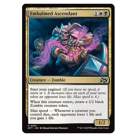 Embalmed Ascendant 0201 card from the Magic The Gathering set Aetherdrift