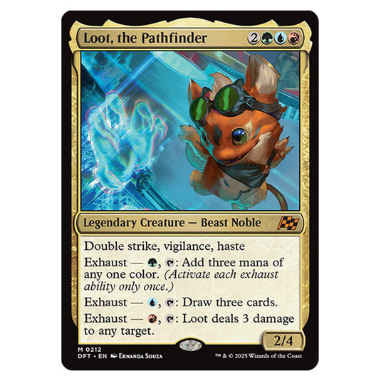 Loot, the Pathfinder 0212 card from the Magic The Gathering set Aetherdrift