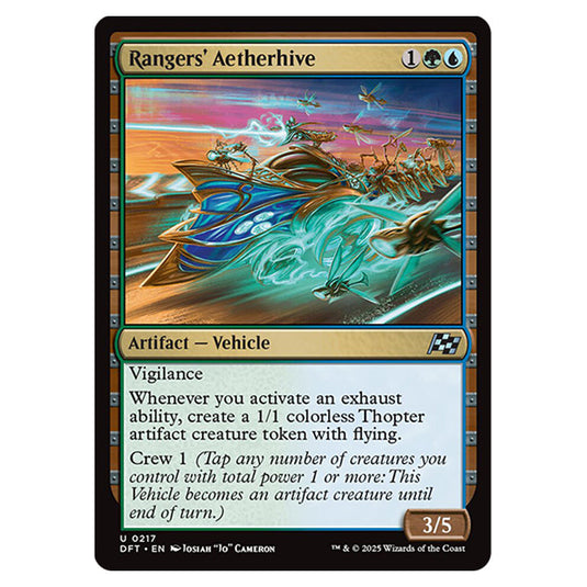 Rangers' Aetherhive 0217 card from the Magic The Gathering set Aetherdrift