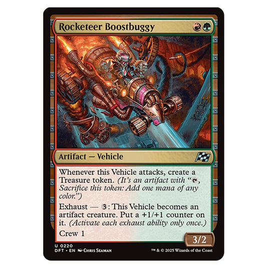 Rocketeer Boostbuggy 0220 card from the Magic The Gathering set Aetherdrift