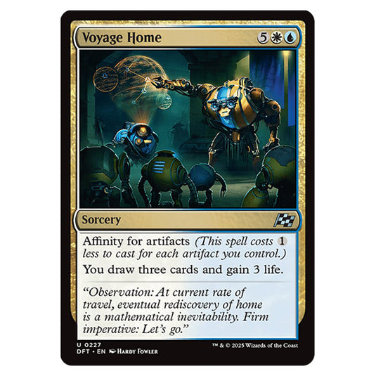 Voyage Home 0227 card from the Magic The Gathering set Aetherdrift