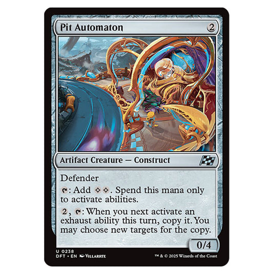 Pit Automaton 0238 card from the Magic The Gathering set Aetherdrift