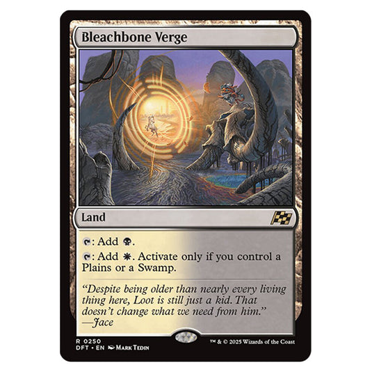 Bleachbone Verge 0250 card from the Magic The Gathering set Aetherdrift