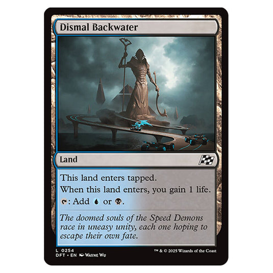 Dismal Backwater 0254 card from the Magic The Gathering set Aetherdrift