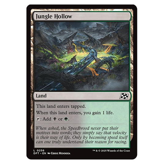 Jungle Hollow 0256 card from the Magic The Gathering set Aetherdrift