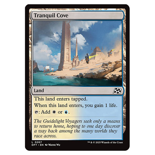 Tranquil Cove 0267 card from the Magic The Gathering set Aetherdrift