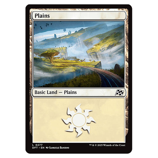 Plains 0277 card from the Magic The Gathering set Aetherdrift