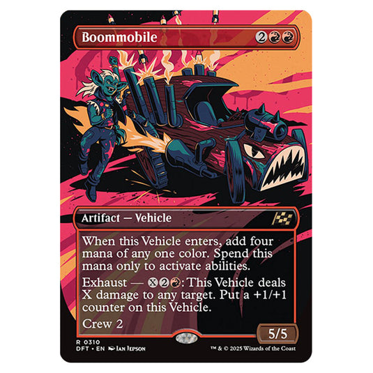Boommobile 0310 card from the Magic The Gathering set Aetherdrift