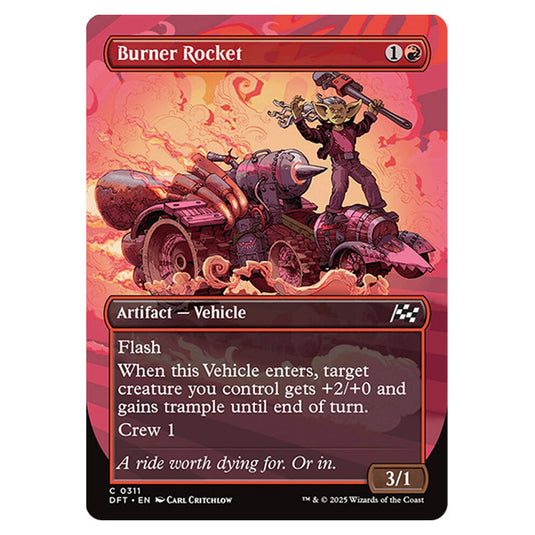 Burner Rocket 0311 card from the Magic The Gathering set Aetherdrift