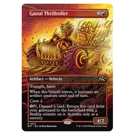 Gastal Thrillroller 0313 card from the Magic The Gathering set Aetherdrift