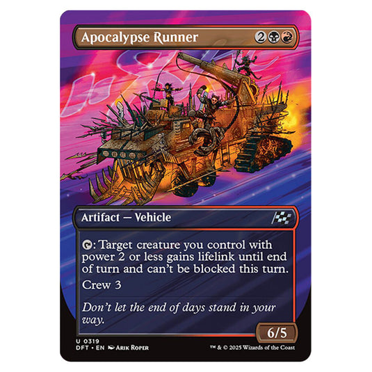 Apocalypse Runner 0319 card from the Magic The Gathering set Aetherdrift
