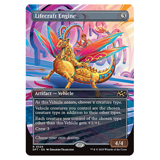 Lifecraft Engine 0329 card from the Magic The Gathering set Aetherdrift