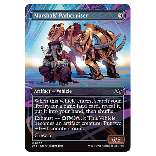 Marshals' Pathcruiser 0330 card from the Magic The Gathering set Aetherdrift