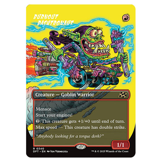 Burnout Bashtronaut 0340 card from the Magic The Gathering set Aetherdrift