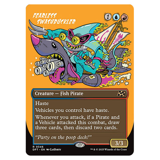 Fearless Swashbuckler 0346 card from the Magic The Gathering set Aetherdrift